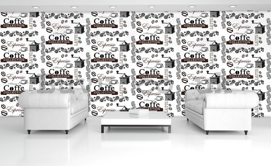 Wall Mural: Coffee Collection - 184x254 cm