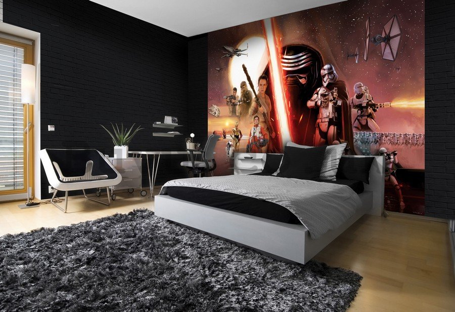 Wall Mural: Star Wars The Force Awakens (1) - 254x368 cm