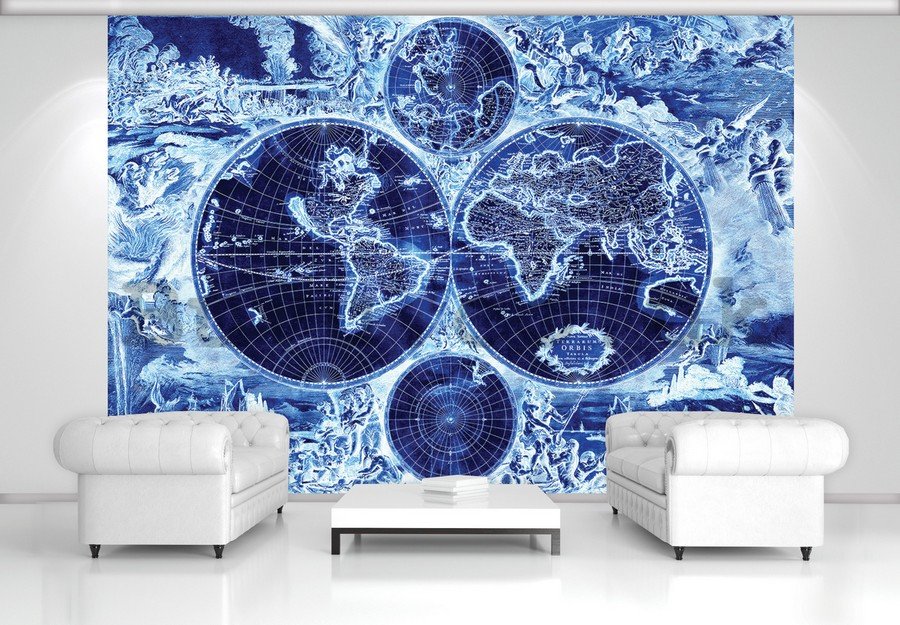 Wall Mural: UV Earth - 184x254 cm
