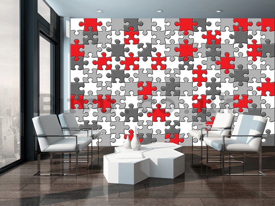 Wall Mural: Puzzle (1) - 184x254 cm