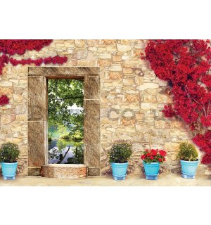 Wall Mural: View on nature (2) - 184x254 cm