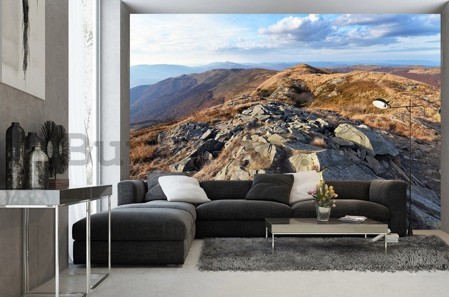 Wall Mural: Mountain panorama - 184x254 cm