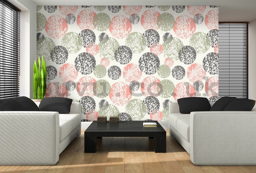 Wall Mural: Coloured pattern (1) - 184x254 cm
