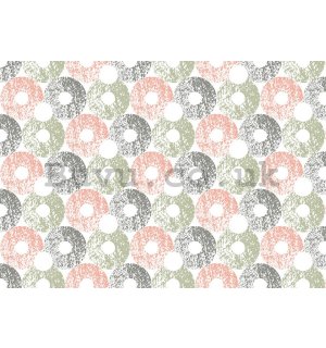 Wall Mural: Coloured pattern (2) - 184x254 cm