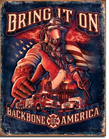 Metal sign - Bring It On (Backbone America)