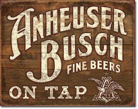 Metal sign - Anheuser-Busch (Fine Beer)