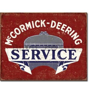 Metal sign - McCormick Deering Serice
