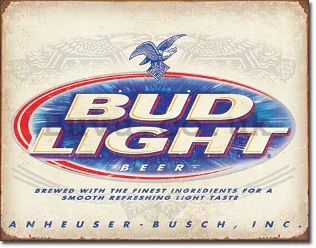 Metal sign - Bud Light (2)