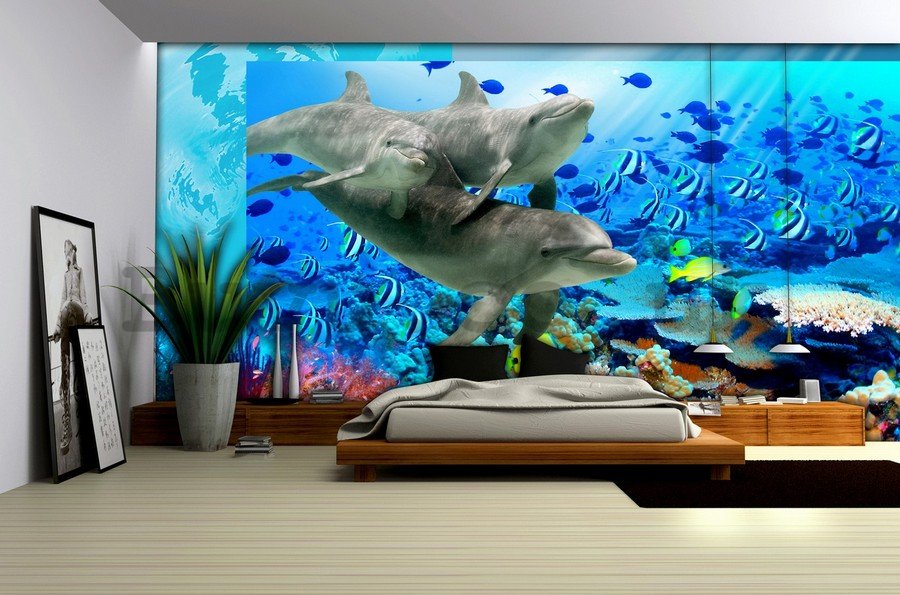 Wall mural vlies: Undersea world - 152,5x104 cm
