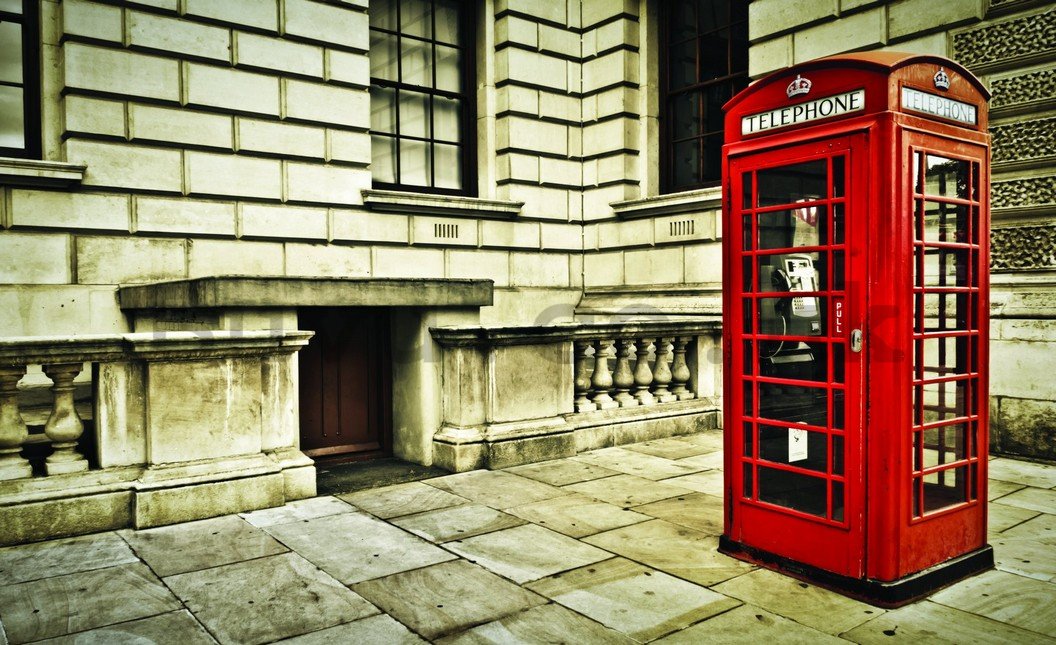 Wall Mural: Telephone booth (1) - 254x368 cm