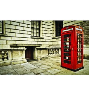 Wall Mural: Telephone booth (1) - 254x368 cm