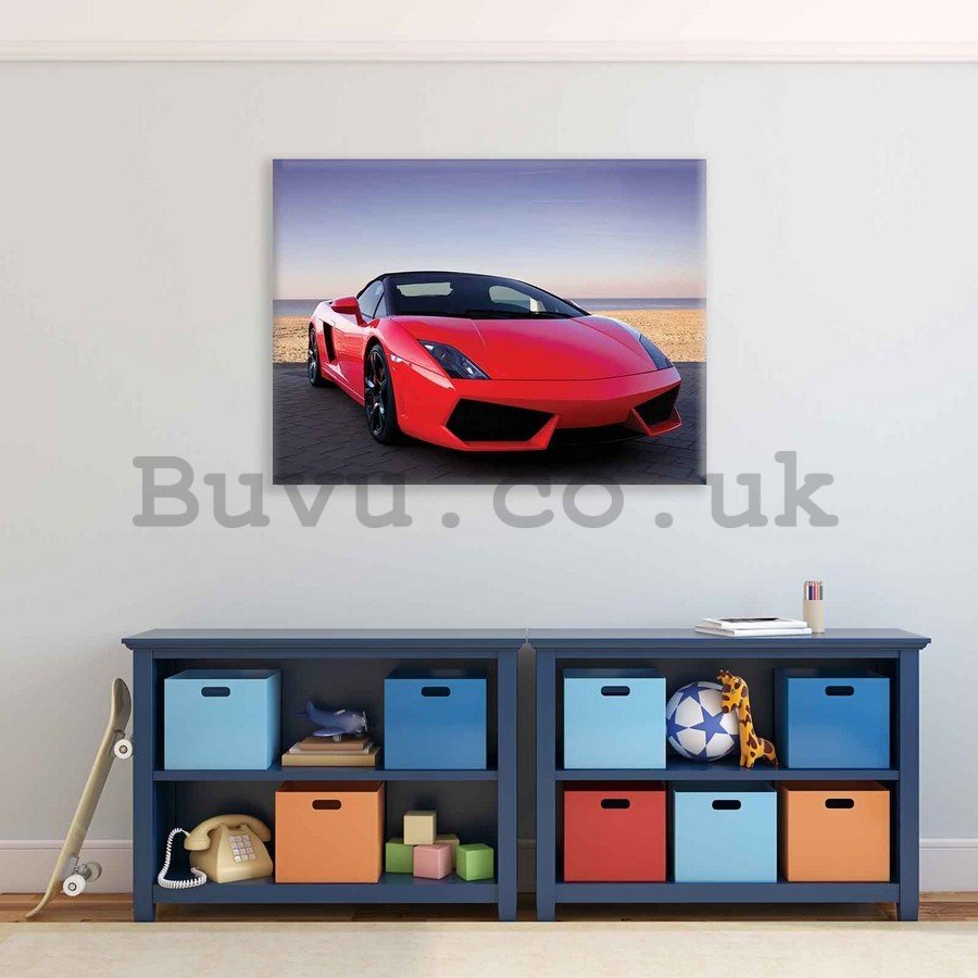 Painting on canvas: Lamborghini - 75x100 cm