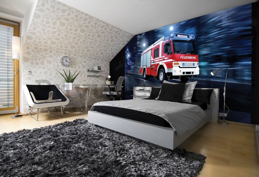 Wall Mural: Fire Truck - 184x254 cm