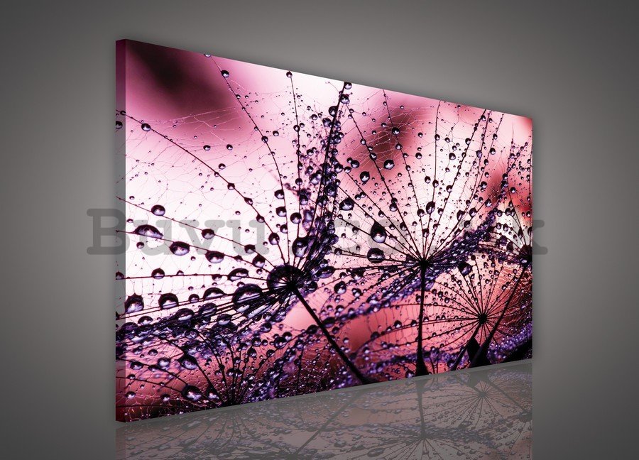 Painting on canvas: Rain drops (1) - 75x100 cm
