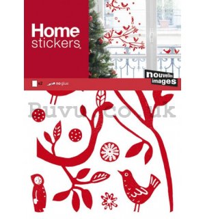 Christmas glass sticker - Twigs