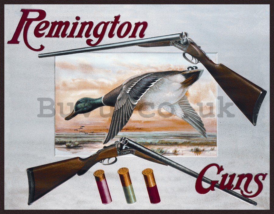 Metal sign - Remington Guns
