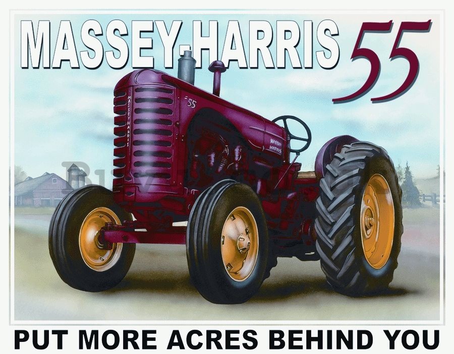 Metal sign - Massey-Harris 55
