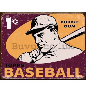 Metal sign - Topps 1959 Baseball