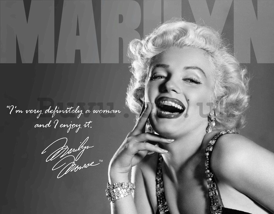 Metal sign - Marilyn Monroe (Definately)