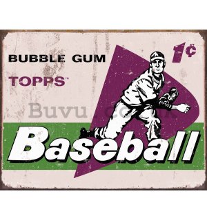 Metal sign - TOPPS (1958 Baseball)