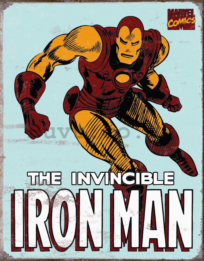 Metal sign - Iron man (marvel comics)
