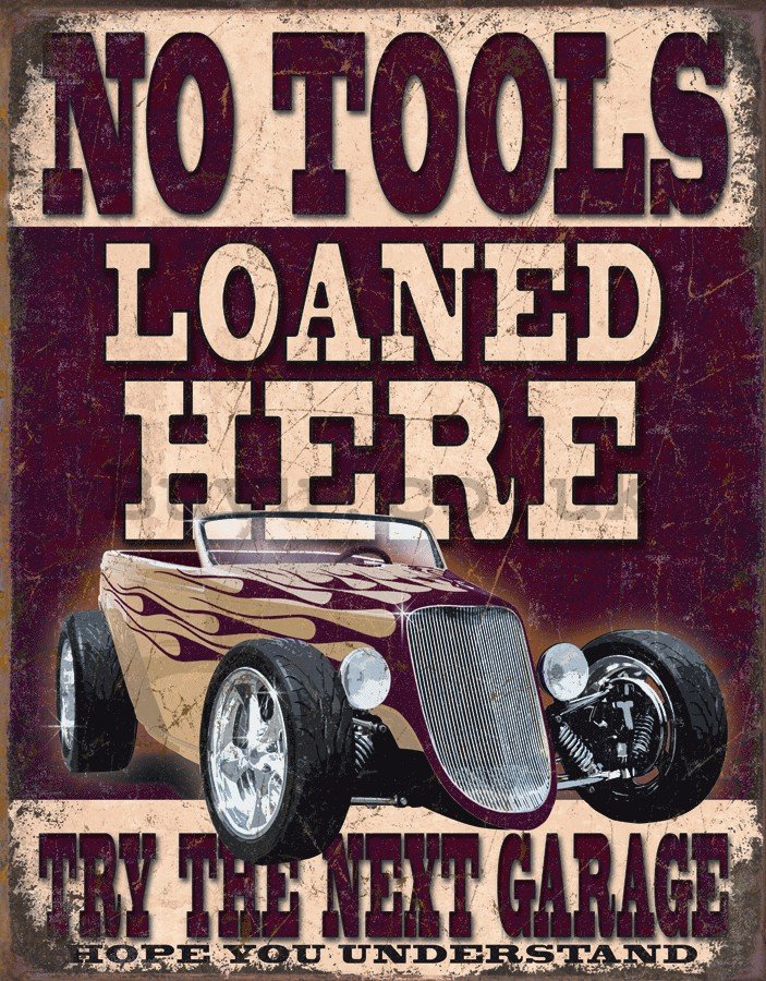 Metal sign - Hot Rod (Loaned Here)