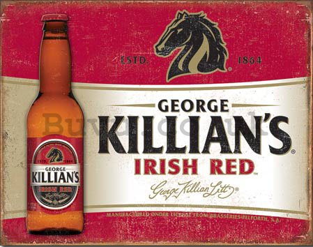 Metal sign - Killian's Irish Red