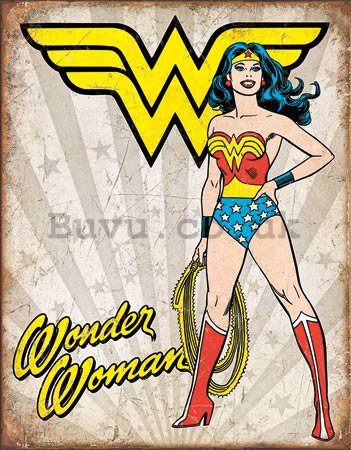 Metal sign - Wonder Woman