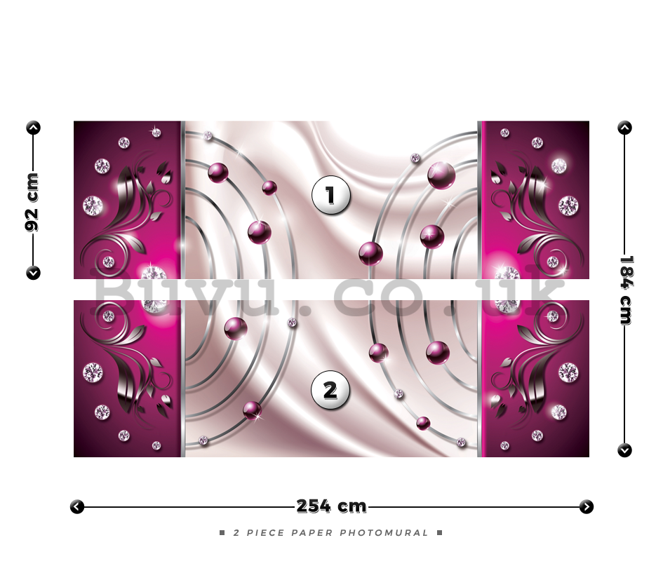 Wall Mural: Colourful abstract (4) - 184x254 cm