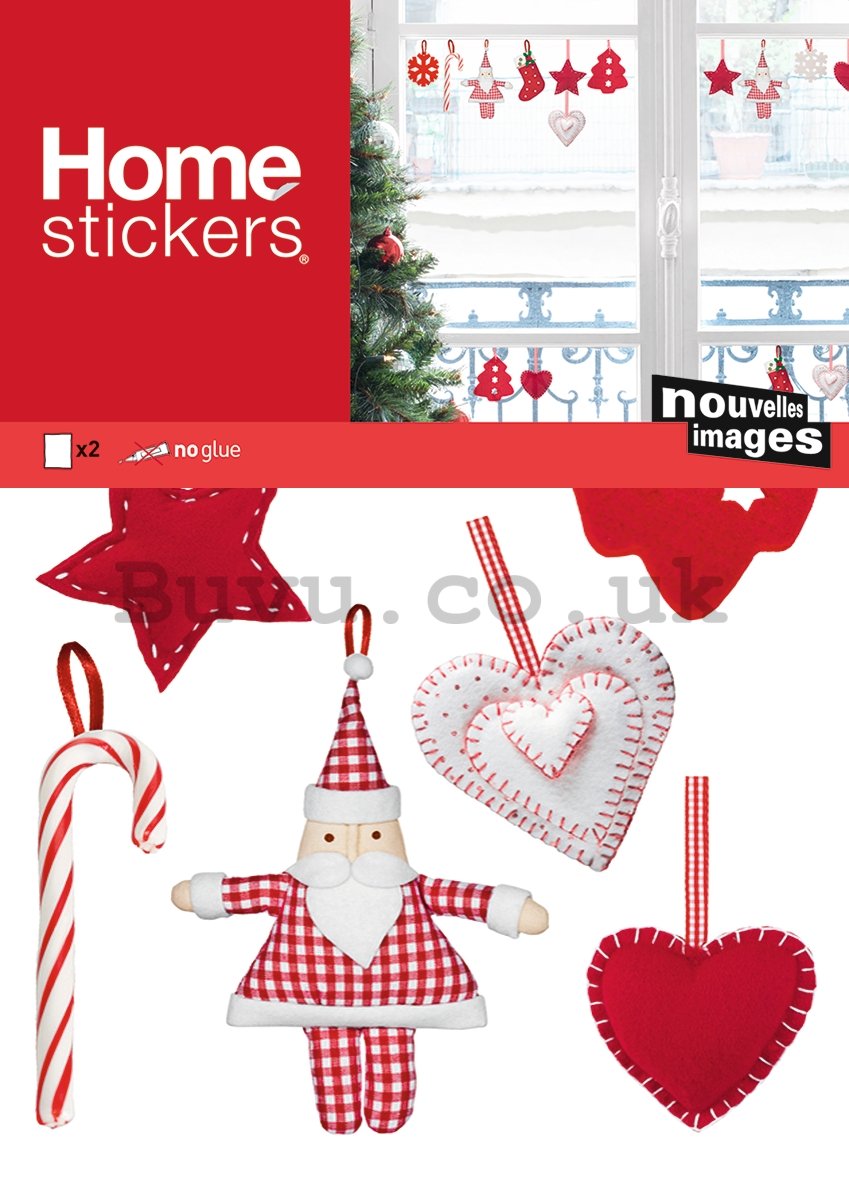 Christmas glass sticker - Felt