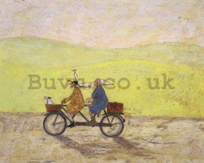Painting on canvas: Sam Toft, Grand Day Out (1)