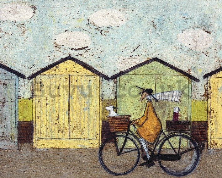 Painting on canvas: Sam Toft, Off for a Breakfast