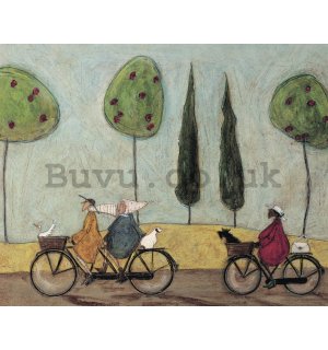 Painting on canvas: Sam Toft, A Nice Day for It