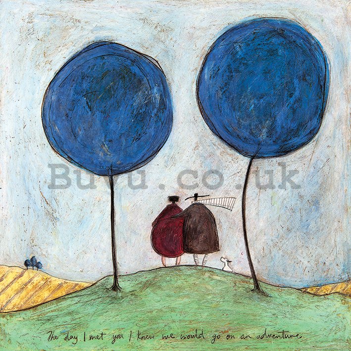 Painting on canvas: Sam Toft, The Day I Met You