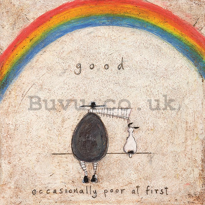 Painting on canvas: Sam Toft, Good Occasionally Poor at First