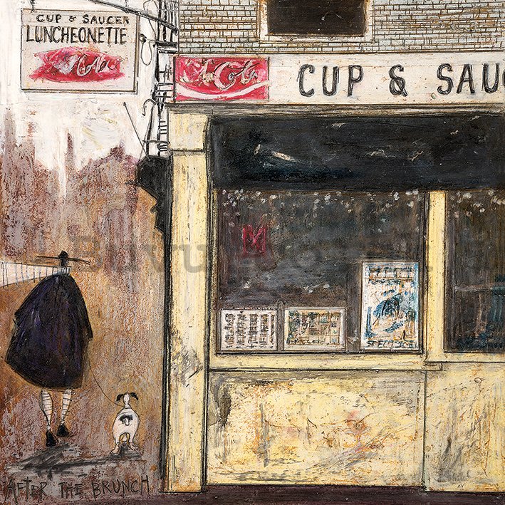 Painting on canvas: Sam Toft, After the Brunch