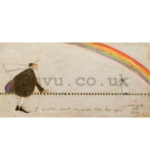 Painting on canvas: Sam Toft, I Would Wait My Whole Life For You
