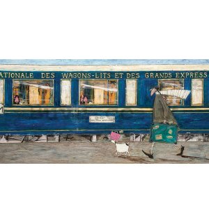 Painting on canvas: Sam Toft, Orient Express Ou La La