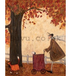 Painting on canvas: Sam Toft, Following The Pumpkin