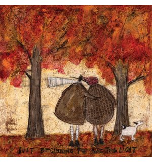 Painting on canvas: Sam Toft, Just Beginning To See The Light