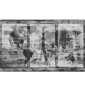 Wall Mural: Paris (collage) - 184x254 cm