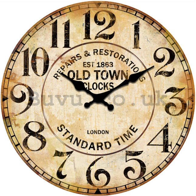 Glass wall clock - Repair & Restorations (Old Town Clocks)