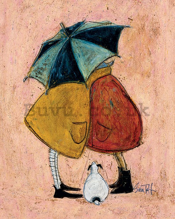 Painting on canvas: Sam Toft, A Sneaky One