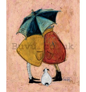 Painting on canvas: Sam Toft, A Sneaky One