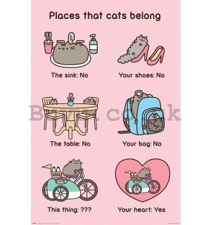 Poster - Pusheen (Places Cats Belong)