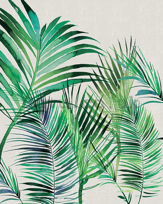 Painting on canvas: Summer Thornton, Palm Leaves
