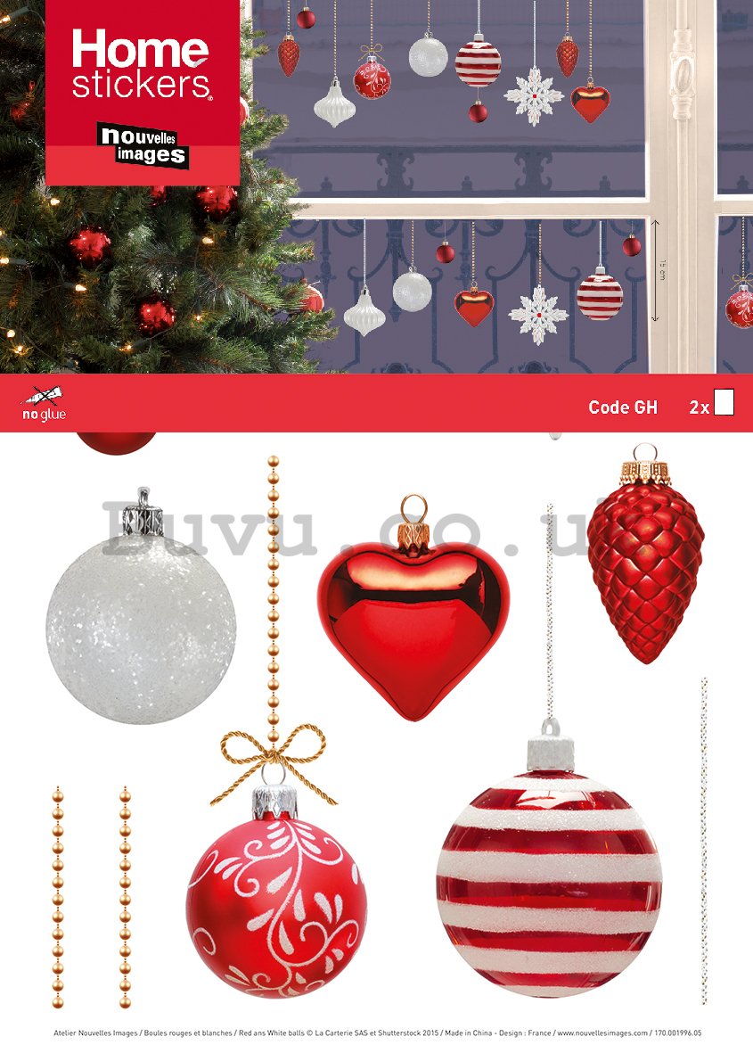 Christmas glass sticker - Decorations (2)