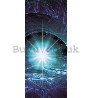 Photo Wallpaper Self-adhesive: Cosmic radiation - 211x91 cm