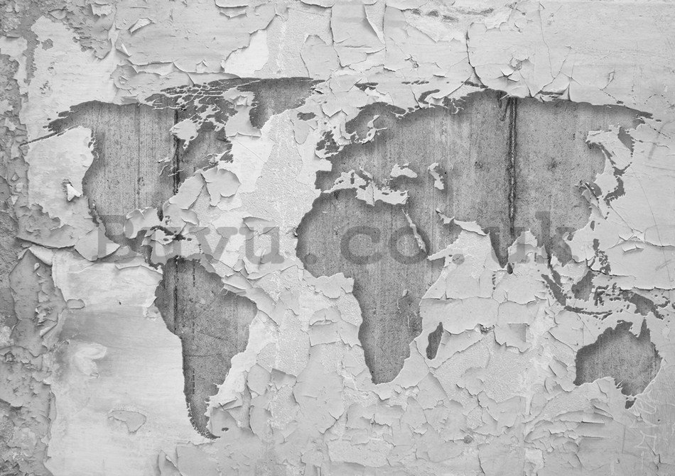 Wall Mural: Artistic map of the world (2) - 184x254 cm