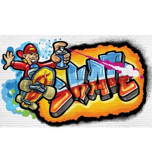 Wall Mural: Skate graffiti - 254x368 cm